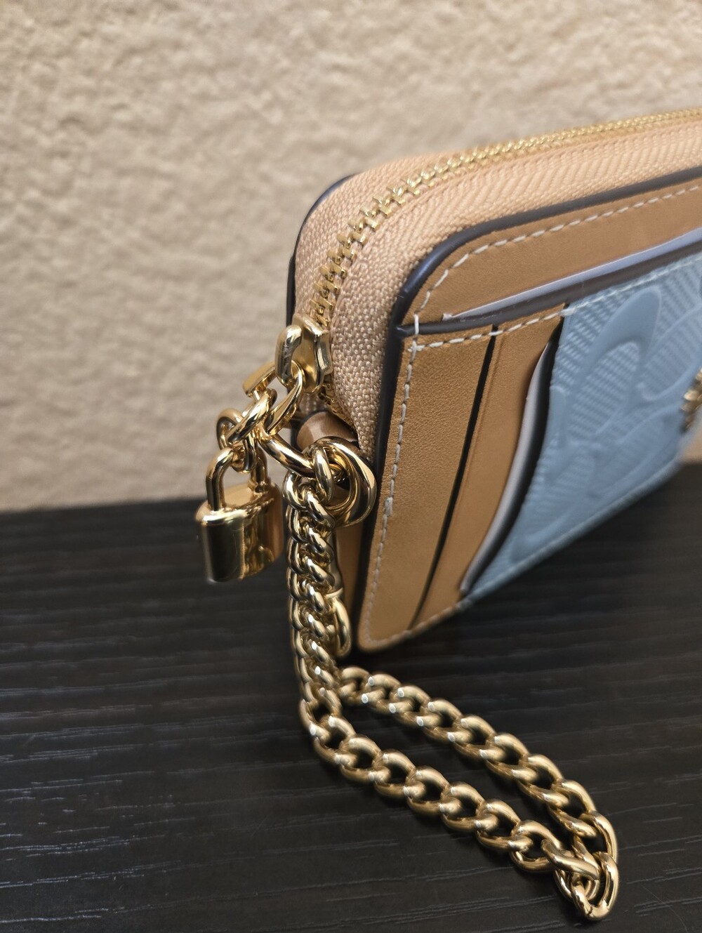 Coach Zip Card Case In Signature Leather - Picture 5 of 13